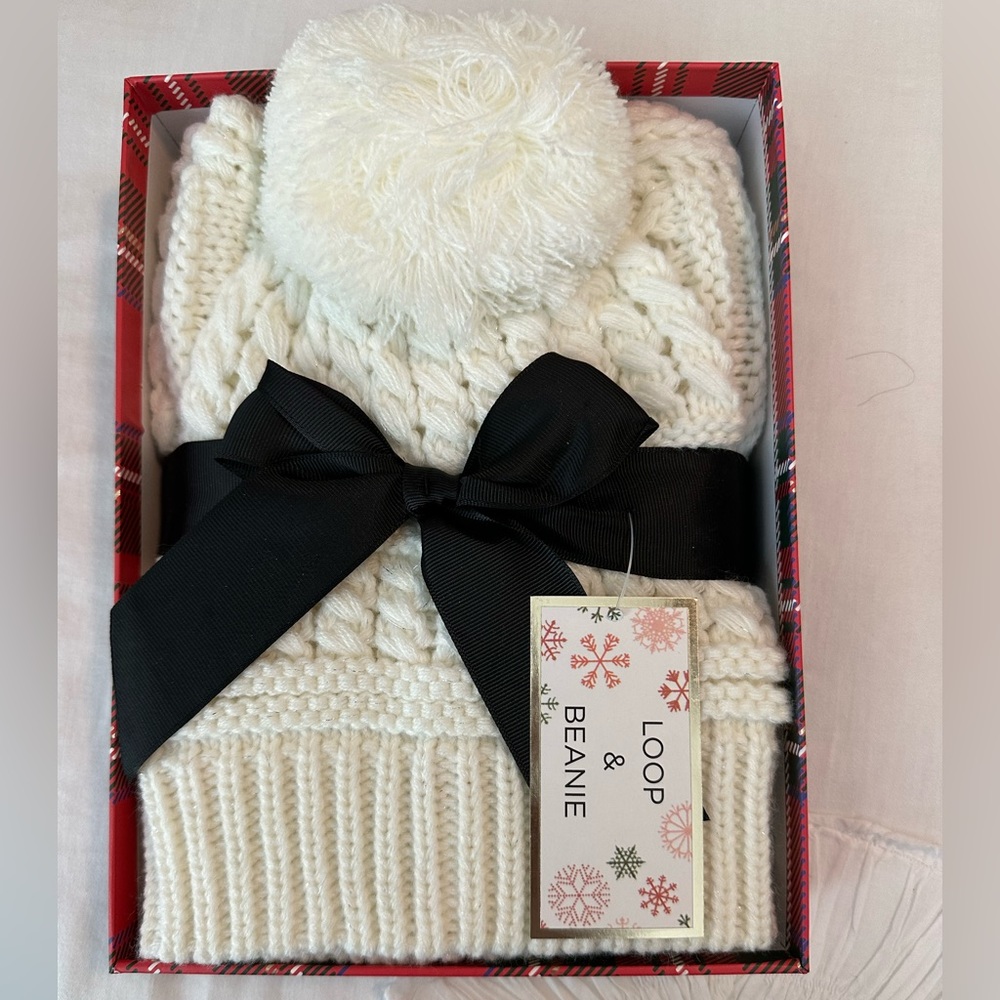 Loop & Beanie hat and scarf set